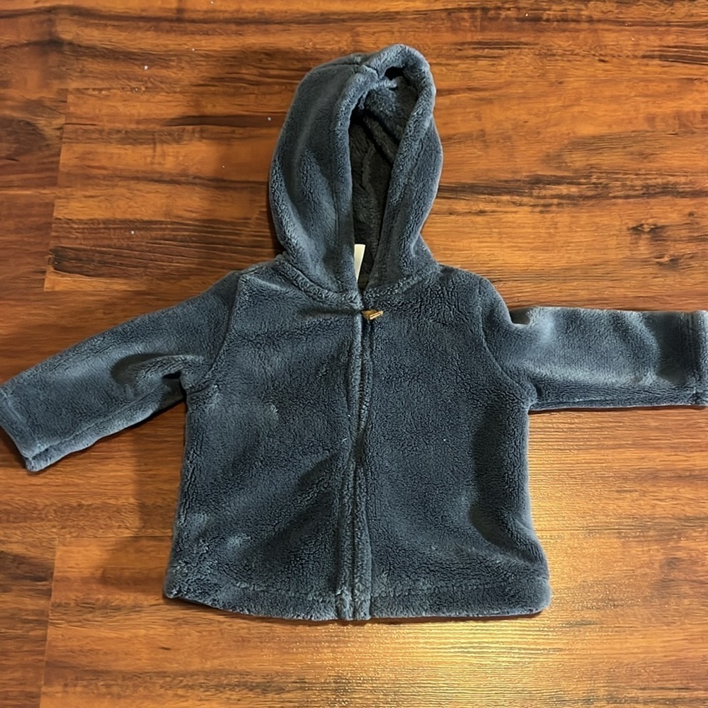 Cold Weather Baby Clothes, 3 months Carter’s fuzzy fleece bodysuits jacket - Picture 10 of 12